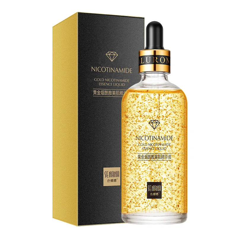 100ml 24k Gold Nicotinamide Facial Essence Hydrating and Moisturizing and Preventing Dryness Skin Hyaluronic Acid Face Serum Oasis Select Default Title