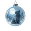 Cat Crystal Ball Acrylic Christmas Tree Ornaments | Holiday Décor