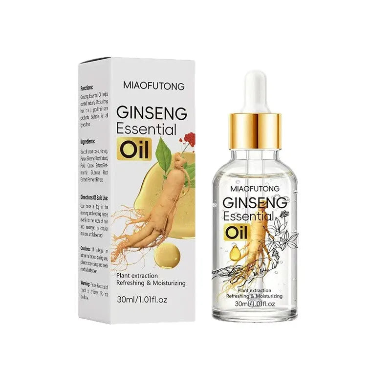 Ginseng & Argan Hair Oil – Moisturizing Frizz Smoothing Treatment