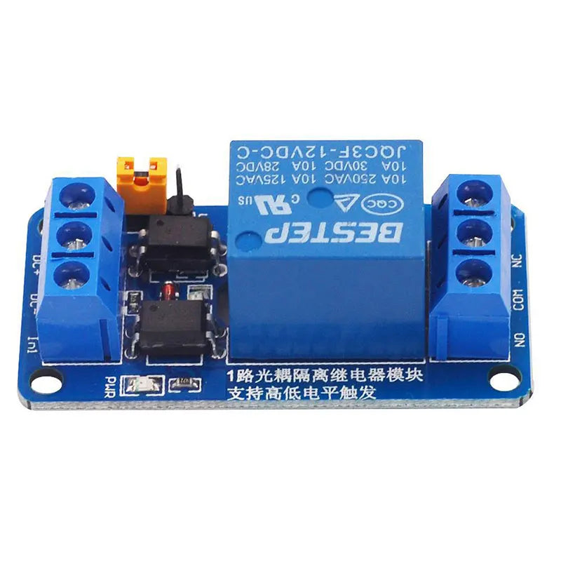 DC 3.3V 5V 12V 24V 1 Channel Relay Module With Optocoupler Shield Board High Low Level Trigger Power Supply Module For Arduino Oasis Select