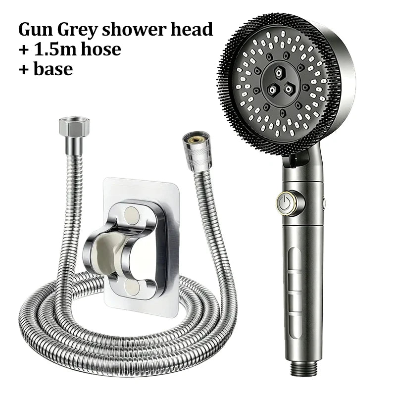 5-Mode High Pressure Handheld Shower Head with SPA Filter