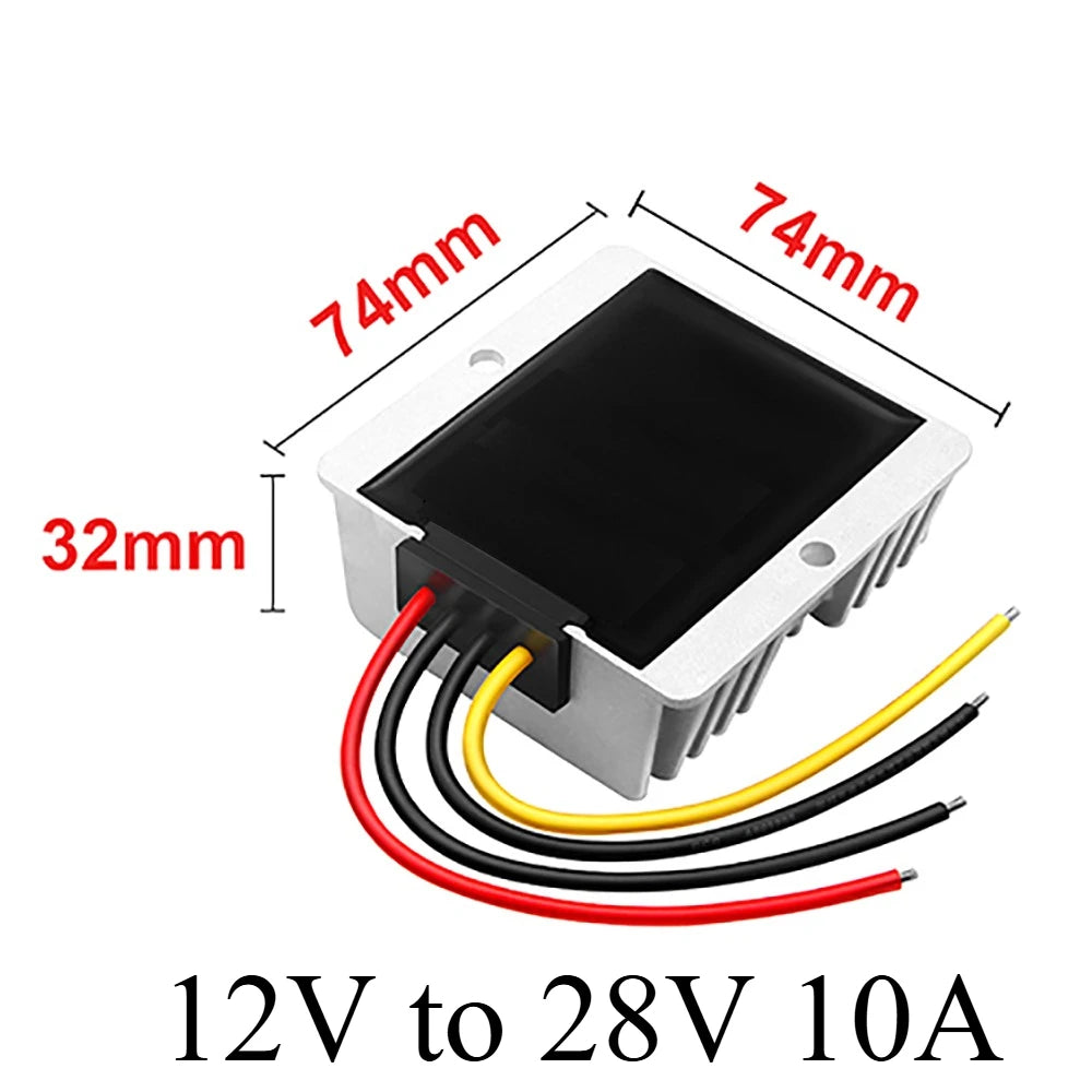 12V to 19V 30A 20A 15A 10A 8A 5A 3A Boost DC-DC Voltage Regulator 12 Volt to 28 Volt Step Up DC DC Converter for Car Laptop Oasis Select 28V 10A 12V