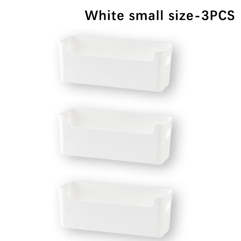 5-Pack No-Drill Cabinet Door Storage Baskets | Wall Organiser