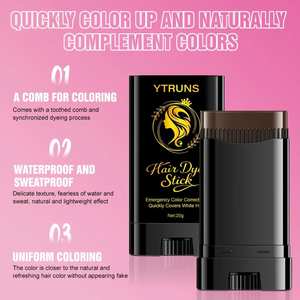 Instant Root Touch-Up Hair Dye Stick – Gray Hair Concealer