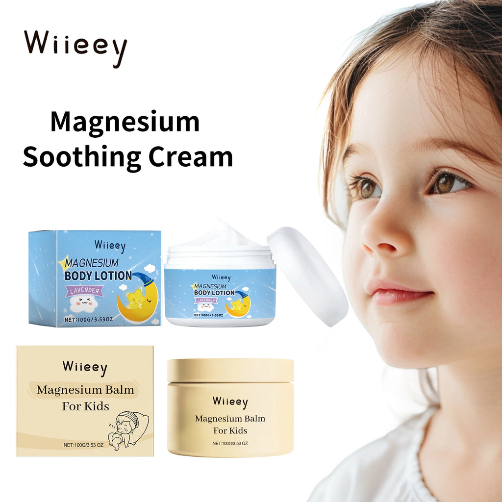Wiieey Kids Lavender Magnesium Balm – Calming Moisturizing Lotion