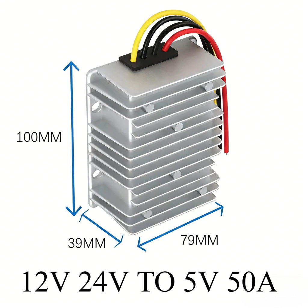 12V 24V to 5V 3A-100A Regulator Power Supply Buck Voltage Reducer Voltage Converter DC Converter Car LED Step Down Reducer Oasis Select 12V 24V TO 5V 50A