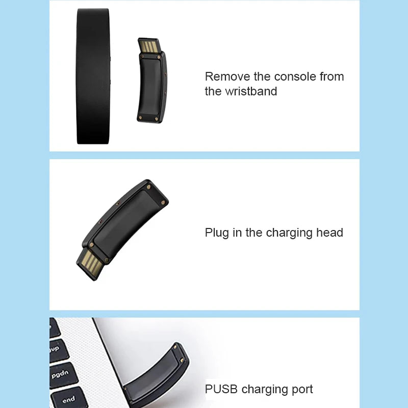 UYJY Smart Fitness Bracelet – Step Counter, Sleep & Alarm