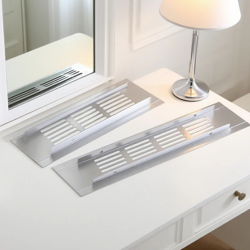 Vents Perforated Sheet Aluminum Alloy Air Vent Grille White Wall Ducting Ventilation Cover Web Plate Ventilation Grill Oasis Select