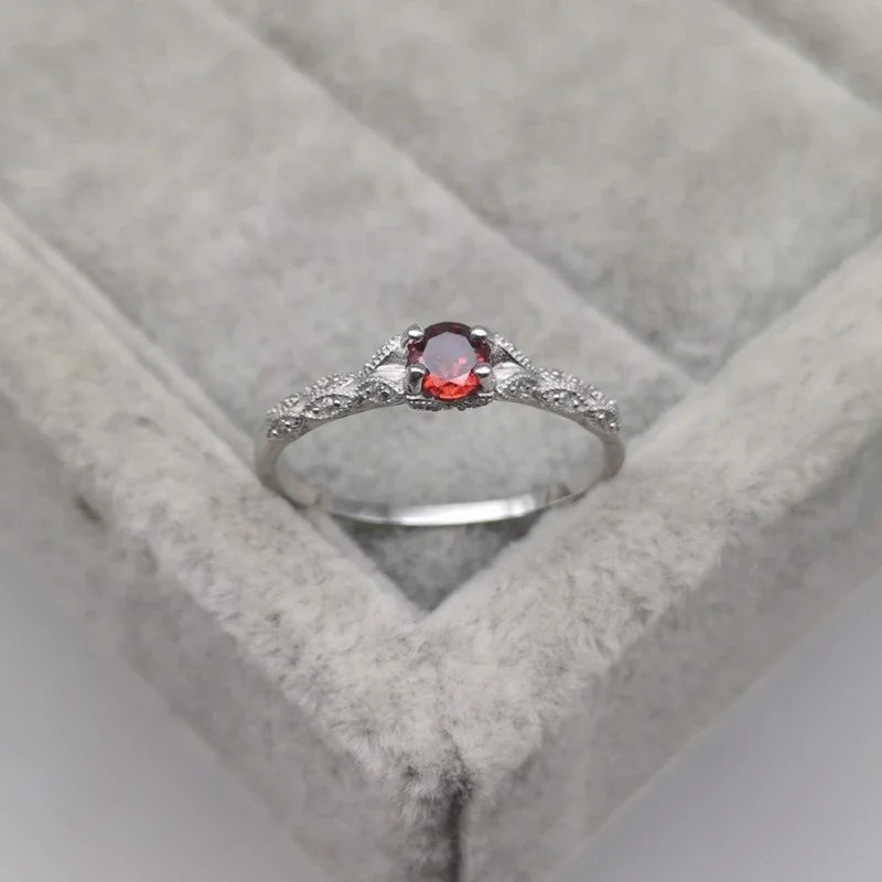 Amethyst Zirconia Silver-Plated Women's Ring | Fashion Jewellery Fashion Ring Oasis Select