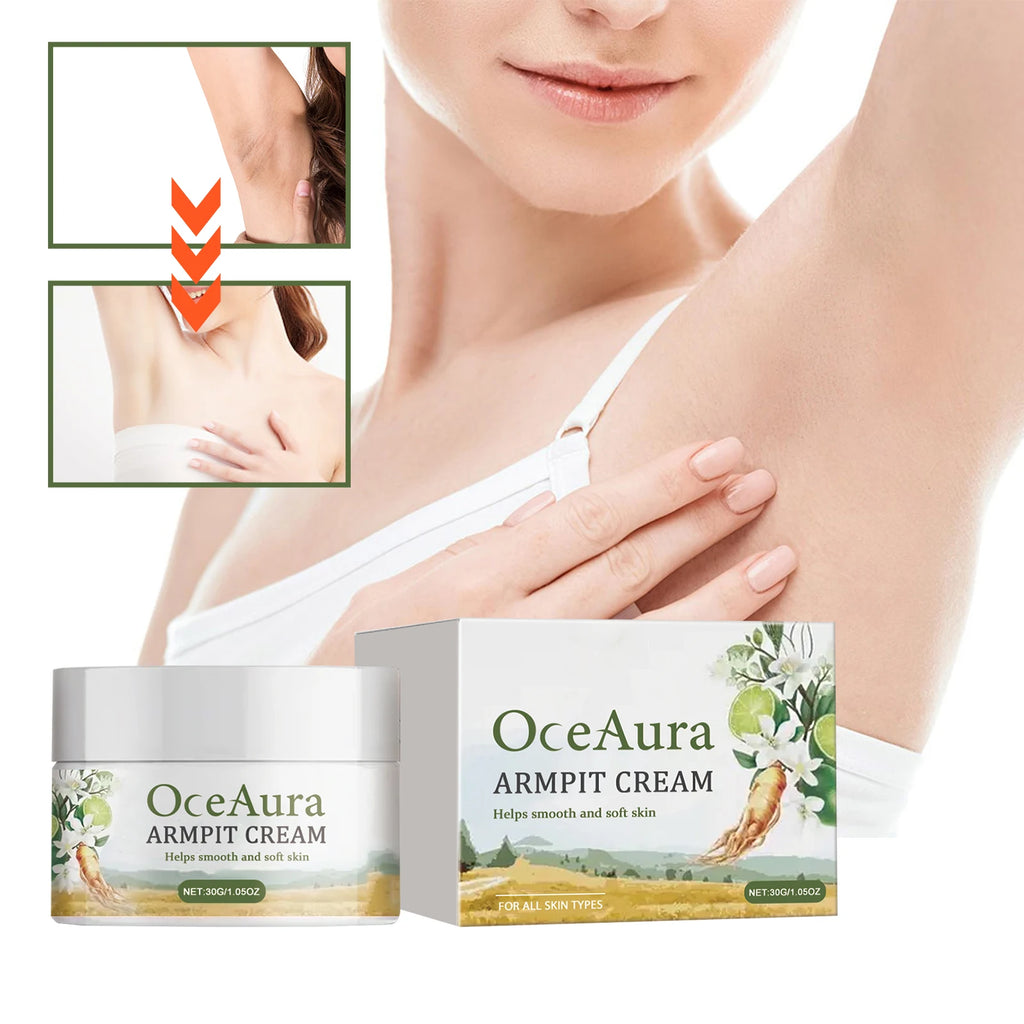 Oceaura Armpit Whitening Cream Reduce Skin Dullness Moisturizing Remove Body Odor Smoothing Nourishing Brightening Armpit Lotion Oasis Select