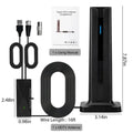 2025 New Indoor Digital TV Antenna HDTV T Type Terrestrial Wave Vertical Antenna Stable Signal Reception Oasis Select black