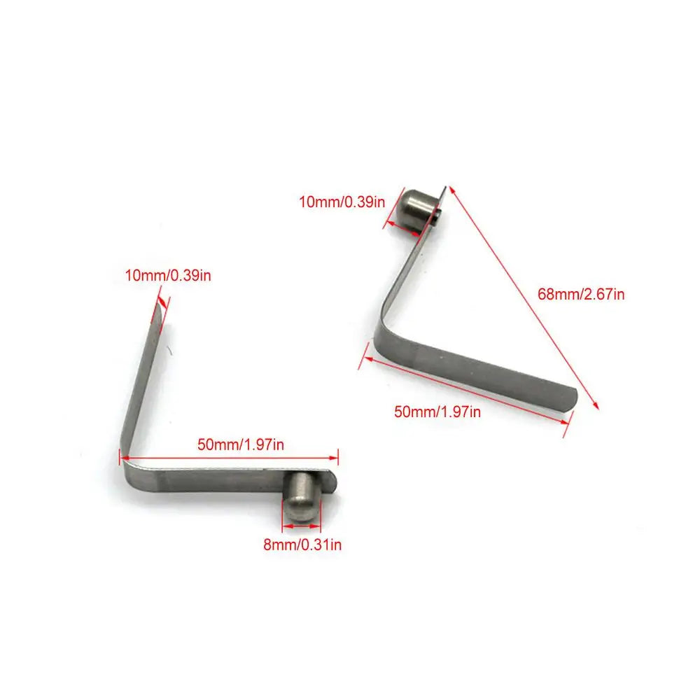 V-Shape Spring Clips 5-Pack – Kayak Paddle & Tent Pole Clamps