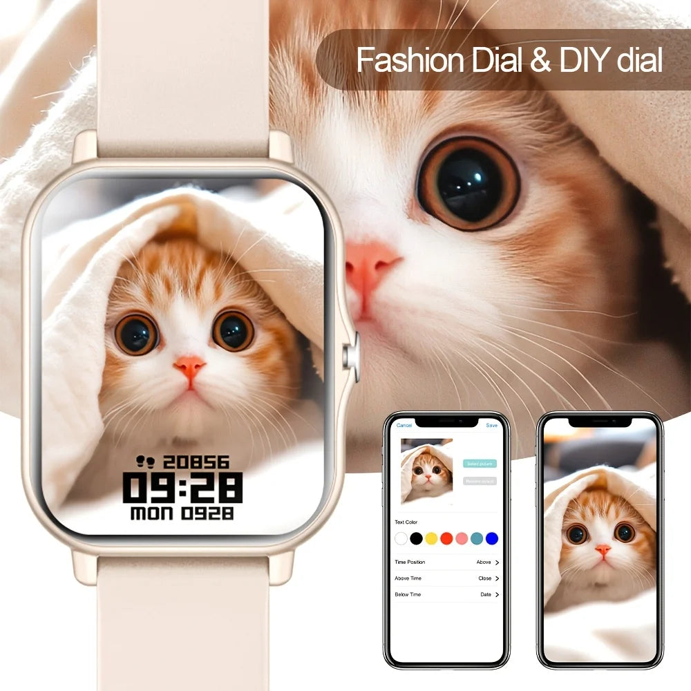 ERUN Smartwatch 1.83" Touch Screen – Calls, Sleep & Activity