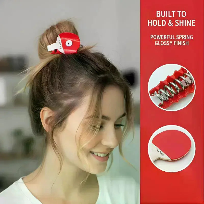 Tennis Badminton Hair Clips Cute Shark Clip Hair Accessories Non-slip крабик для волос заколки для волос Oasis Select