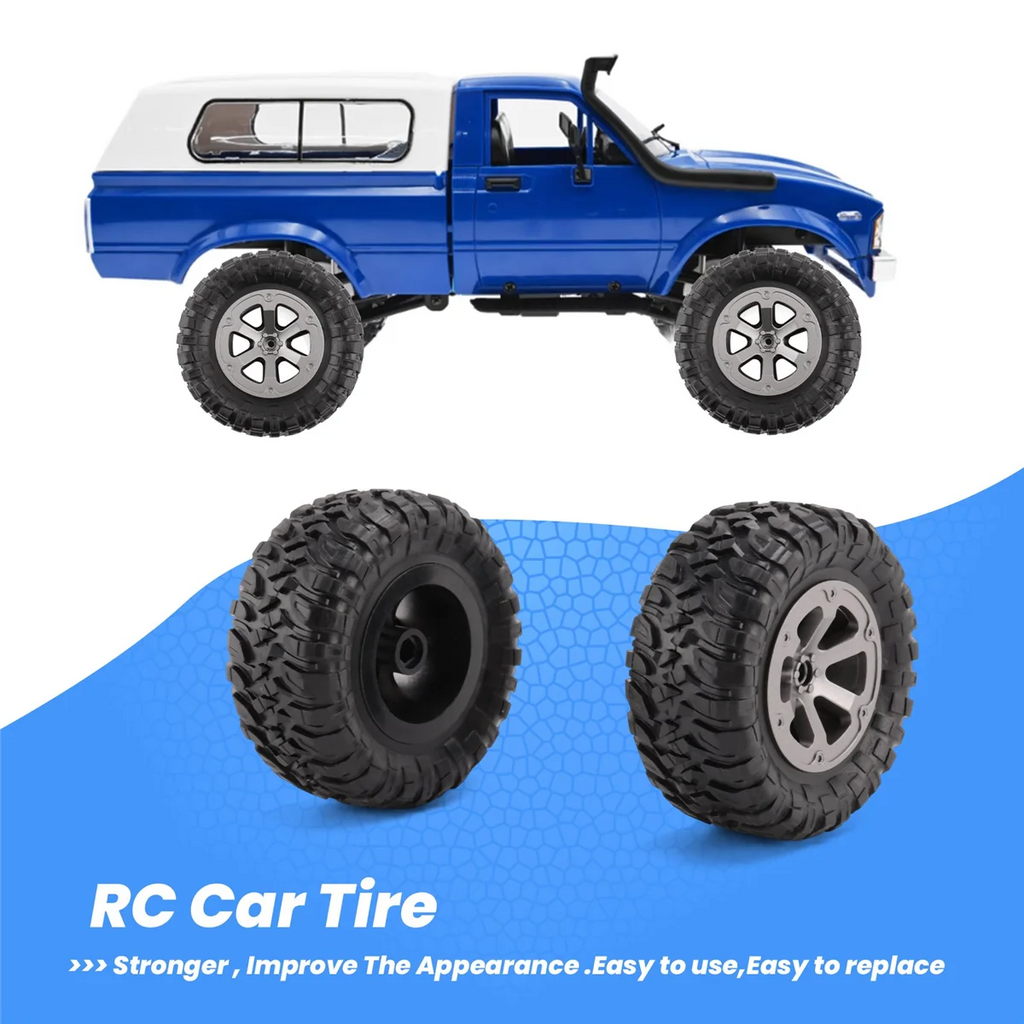 4Pcs 73mm Tire Tyre Wheel for C14 C24 B24 B36 MN D90 MN-90 MN99S FY003 FY004 RC Car Upgrade Parts Accessories Oasis Select
