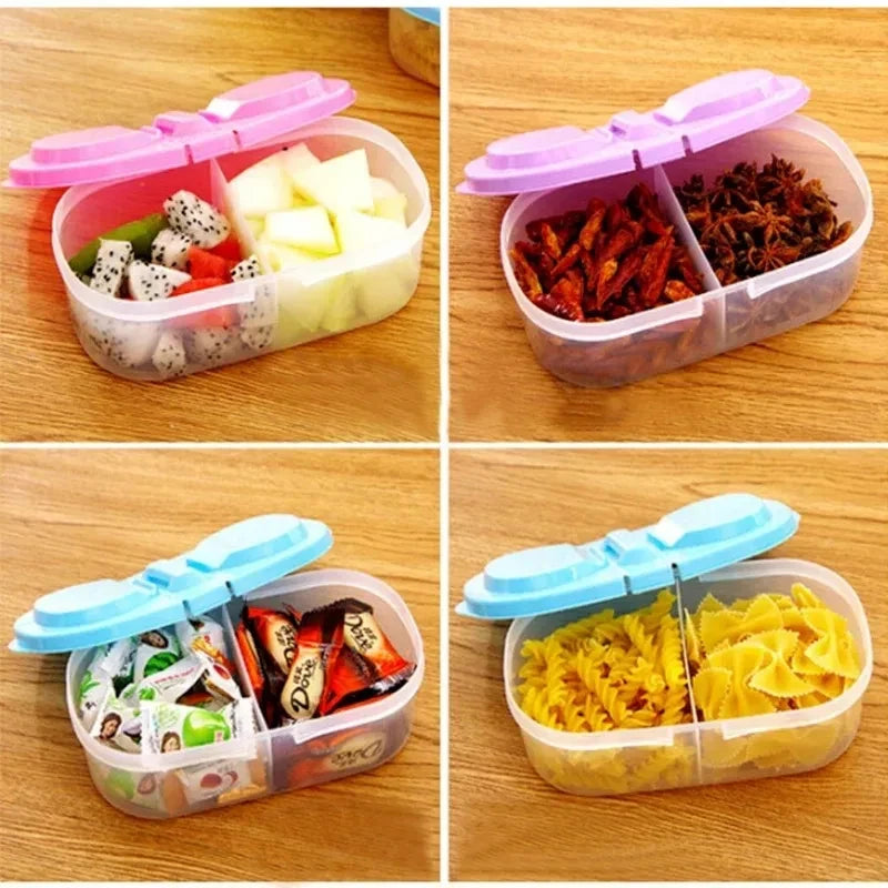 1PC Healthy Plastic Food Container Portable Lunch Box Capacity Camping Picnic Food Fruit Container Storage Box for Kids Dinnerw Oasis Select