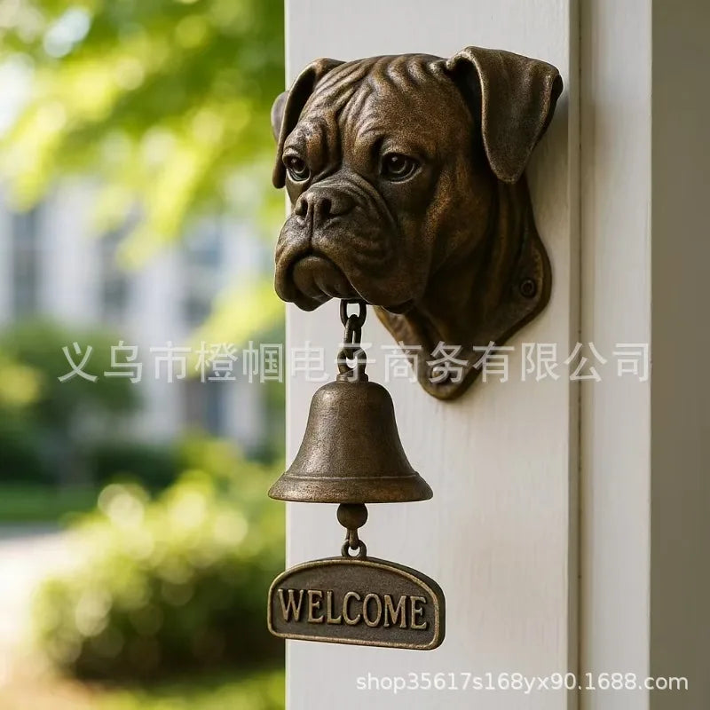 Basset Hound Welcome Doorbell Animal Series Welcome Doorbell decorative figurines Oasis Select boxer