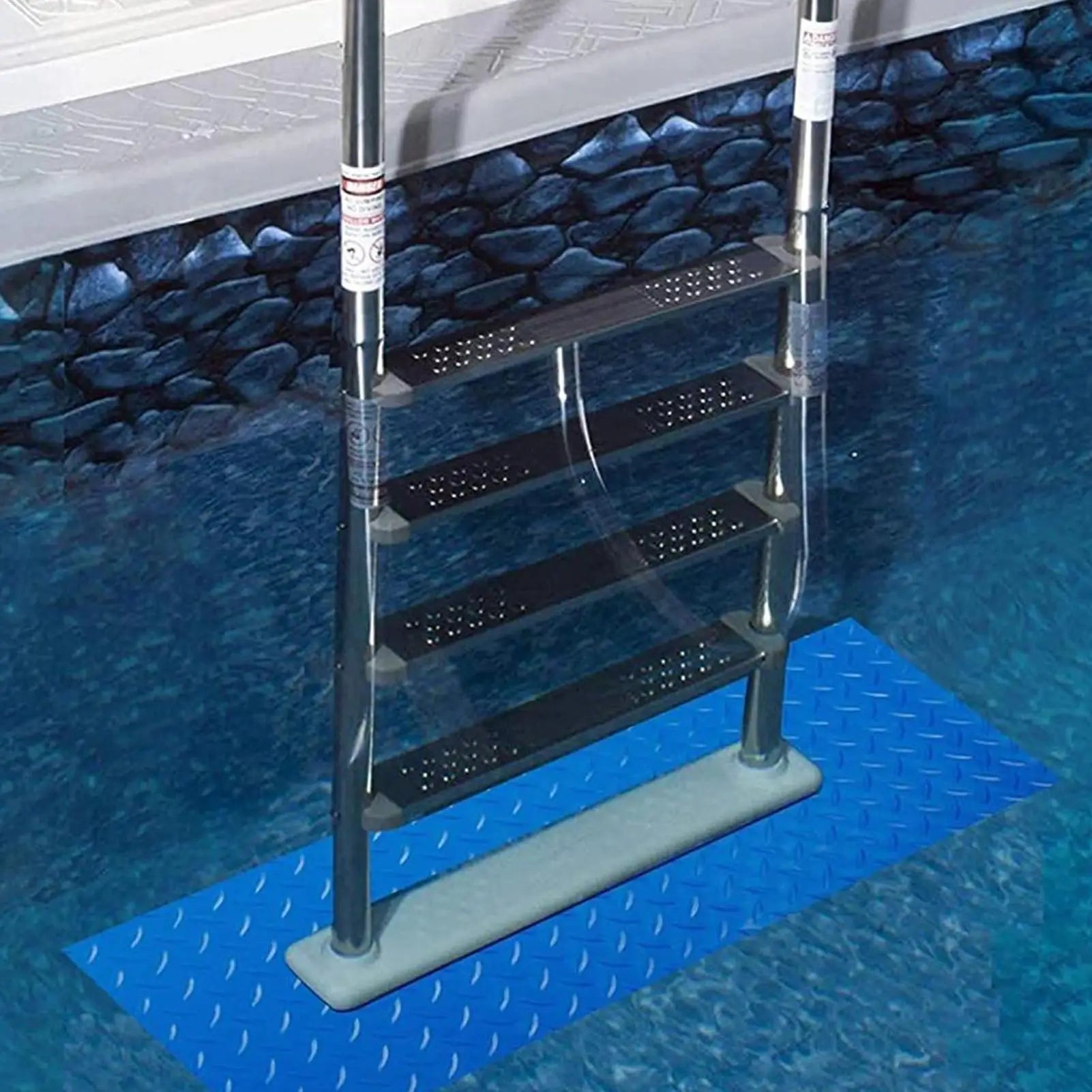 Pool Ladder Mat Non-Slip Kitchen Mat Pool Stair Protective Pad for Summer Hotel Resort Play Area Camping Backyard Garden Yard Oasis Select