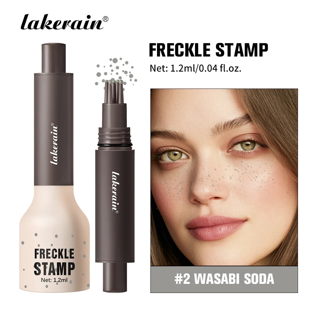 Waterproof Freckle Stamp Pen Liquid Air Cushion Five Point Head Natural Simulation Fake Spot Dot Makeup Tool Oasis Select 2Wasabi Soda