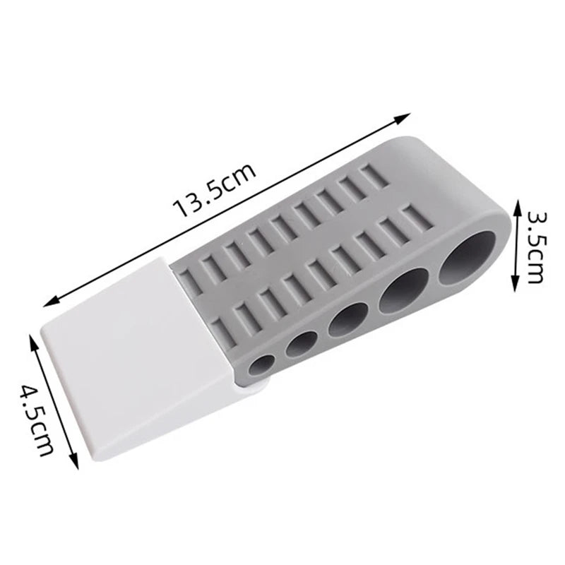WISH 3Pack Door Stops For Bottom Of Door, Rubber Door Stopper Wedge With Holder, Door Holder To Keep Door Open Oasis Select