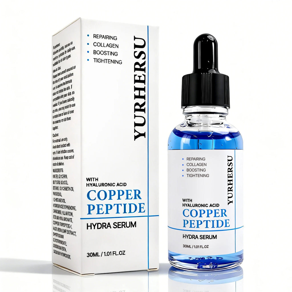Blue Copper Peptide GHK-Cu Facial Serum – Firming & Moisturizing Copper Peptide Serum Oasis Select 2pcs 1 30ml