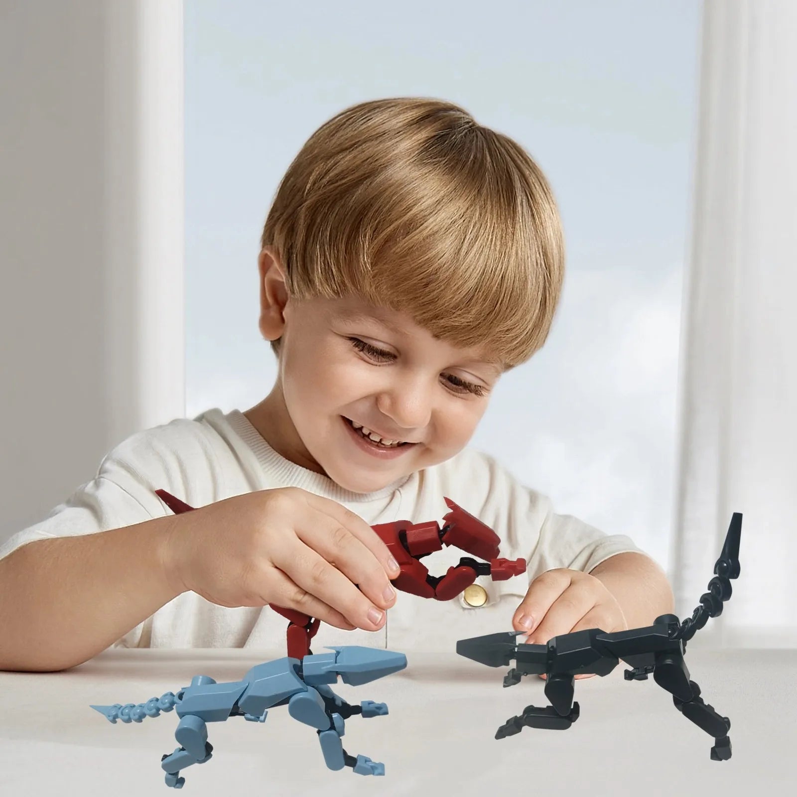 Multi-jointed Movable Robot 3.0 3d Printed Mannequin Female Character Wing Toy Dummy Figures Toys Game Gift Decoration Kids Toy Oasis Select
