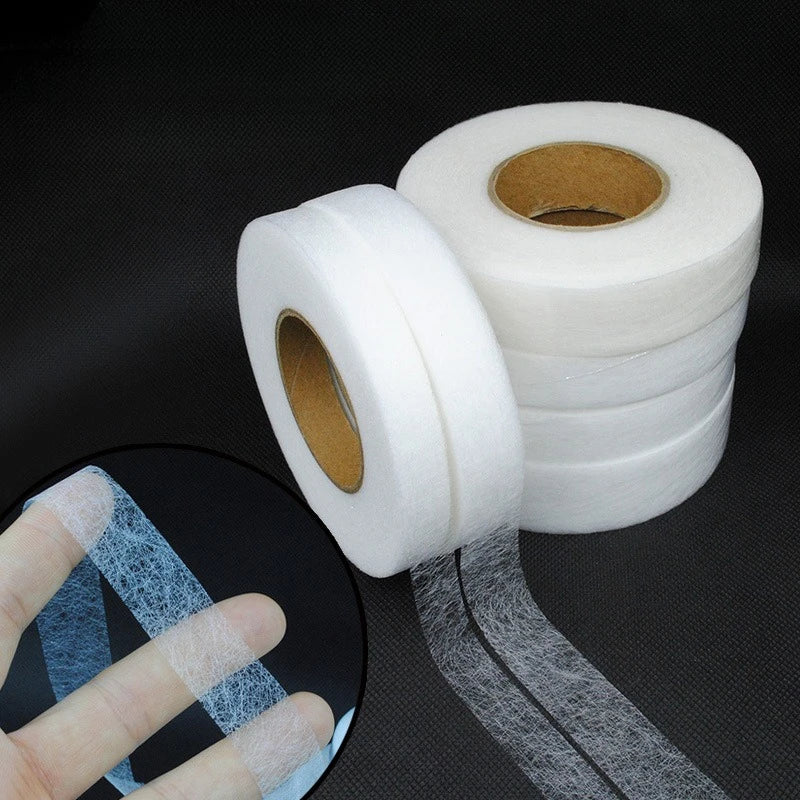 64m Self Adhesive Pants Hem Tape Iron DIY Jean Clothes Length Shorten for Hats Clothes Hot Melt Double-Sided Tape Sewing Tool Oasis Select