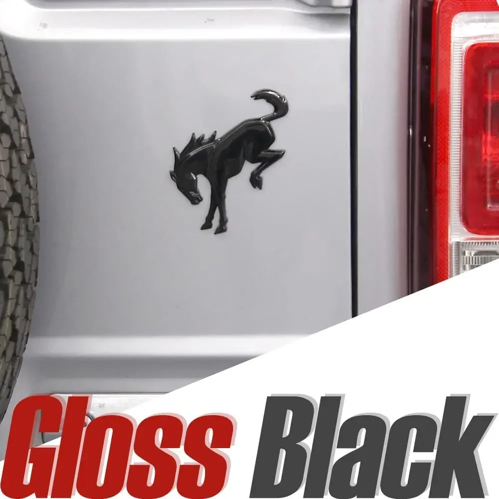 3D Emblem Decals Stickers Vinyl Rear Emblem Black ABS Tailgate Compatible with Ford Bronco Sport Accessories 2020 2021 2022 2023 Oasis Select Gloss Black