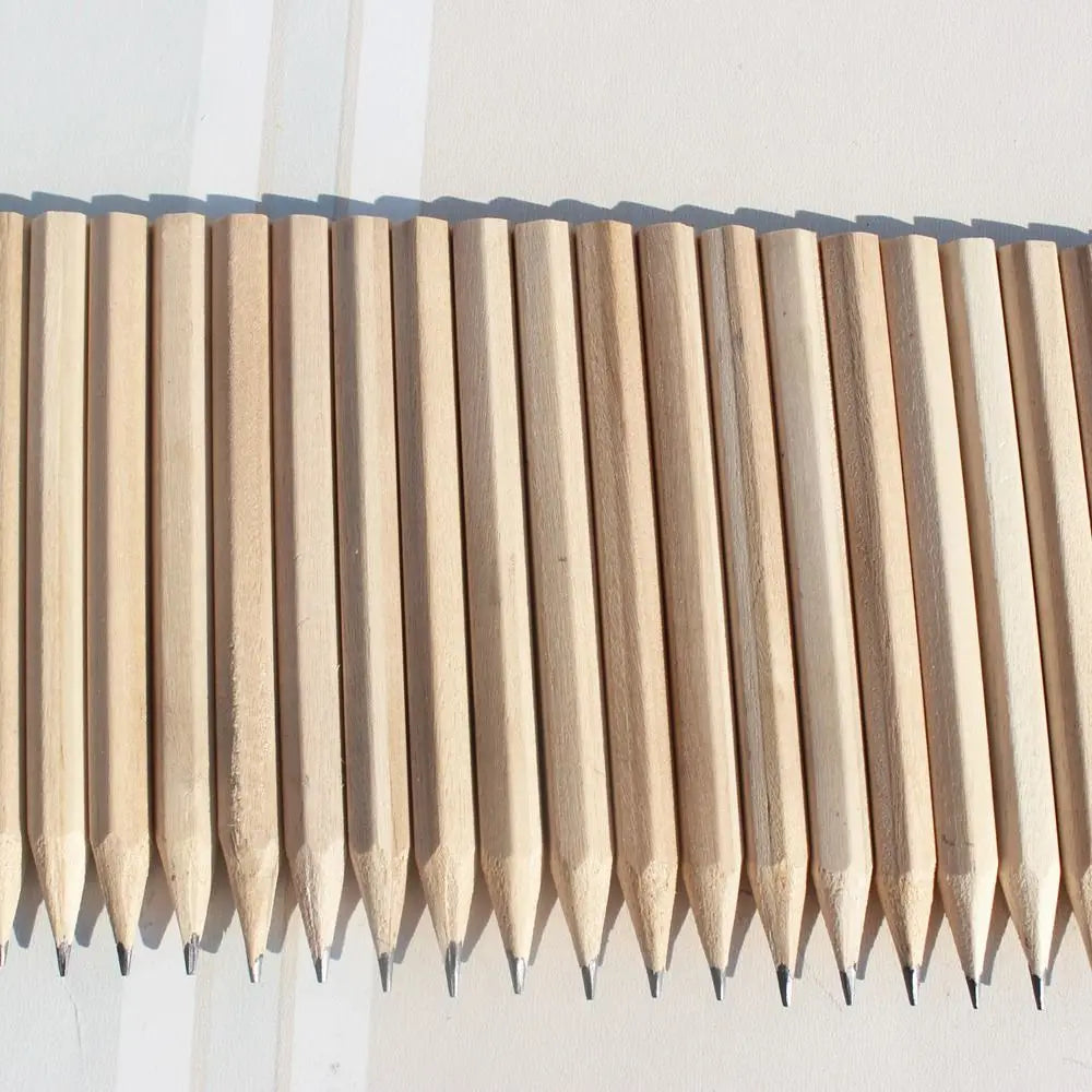 20pcs Mini Short Wood Pencil Simple Black Sketching Pencils Back To School Writing Supplies Stationery Toddler Beginner Grip Oasis Select