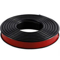 1M 18mm Width U Shaped Edge Guard Flexible Protector Trim Furniture Edging Strip Veneer Edge Sealing Tape Adhesive Edge Banding Oasis Select Black-1m-18mm