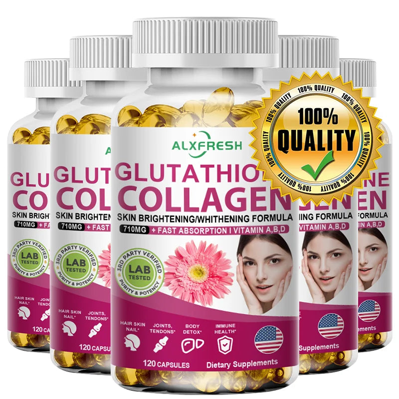 Alxfresh Collagen Peptide Glutathione Biotin Hyaluronic Capsules