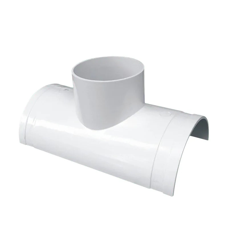 PVC Open Tee Pipe joint Repair Patch Drain Pipe Adapter Tube Connectors for Home Outdoor Industrial Plumbing Accessories Oasis Select