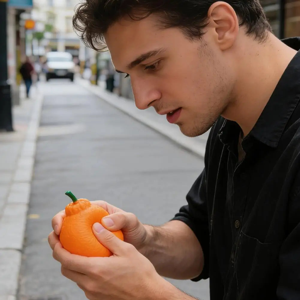 Orange Squeeze Fidget Toy – Stress & Anxiety Relief Sensory