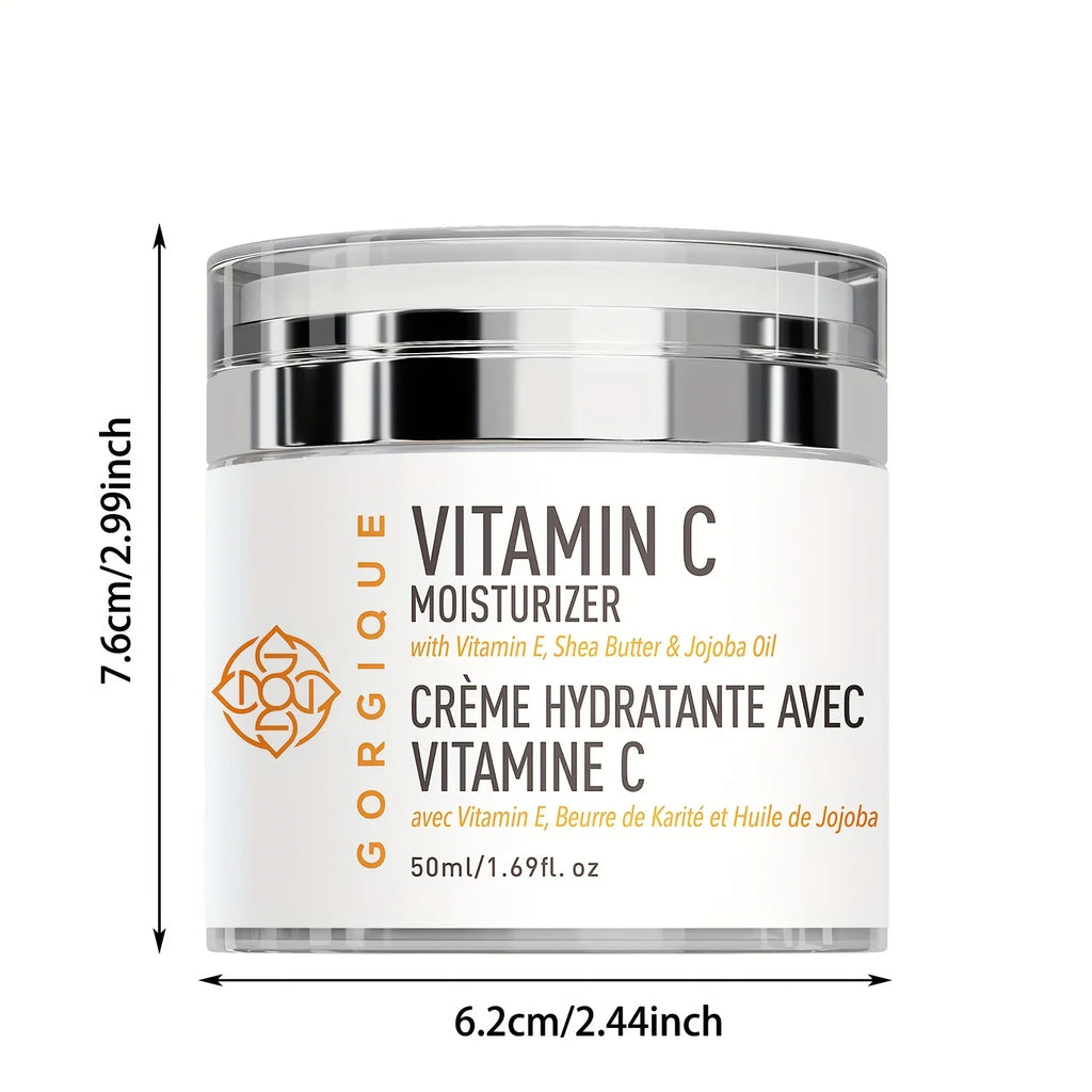 GORGIQUE Vitamin C Face Moisturizer – Brightening Hydrating Cream Vitamin C Face Cream Oasis Select 50ml