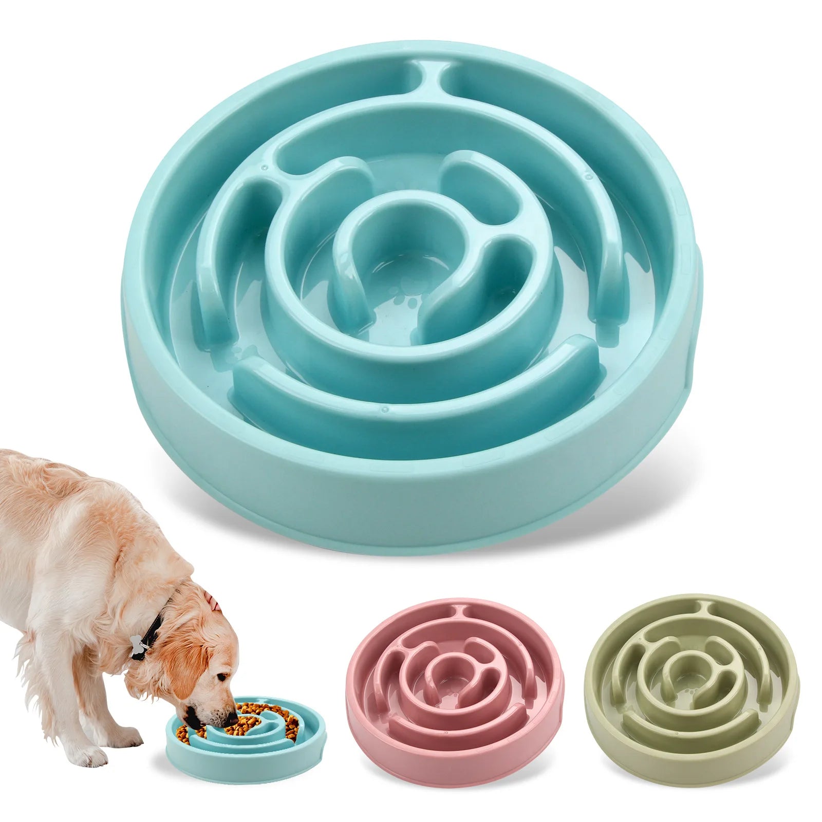 Pet Bowls Slow-Feeding Trays For Cats And Dogs To Prevent Choking Slow-Feeding Trays For Cats And Dogs Licking Pet Supplies. Oasis Select