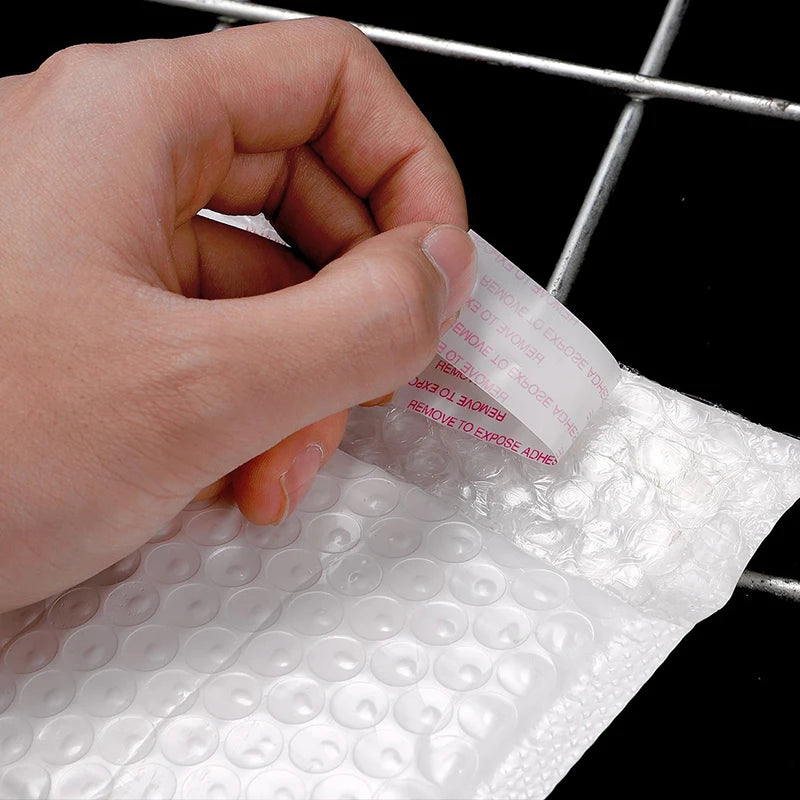 50/10Pcs Plastic Bubble Envelopes Bag Waterproof Foam Adhesive Self Seal Packing Bag Mailers Shipping Envelope Storage Organizer Oasis Select