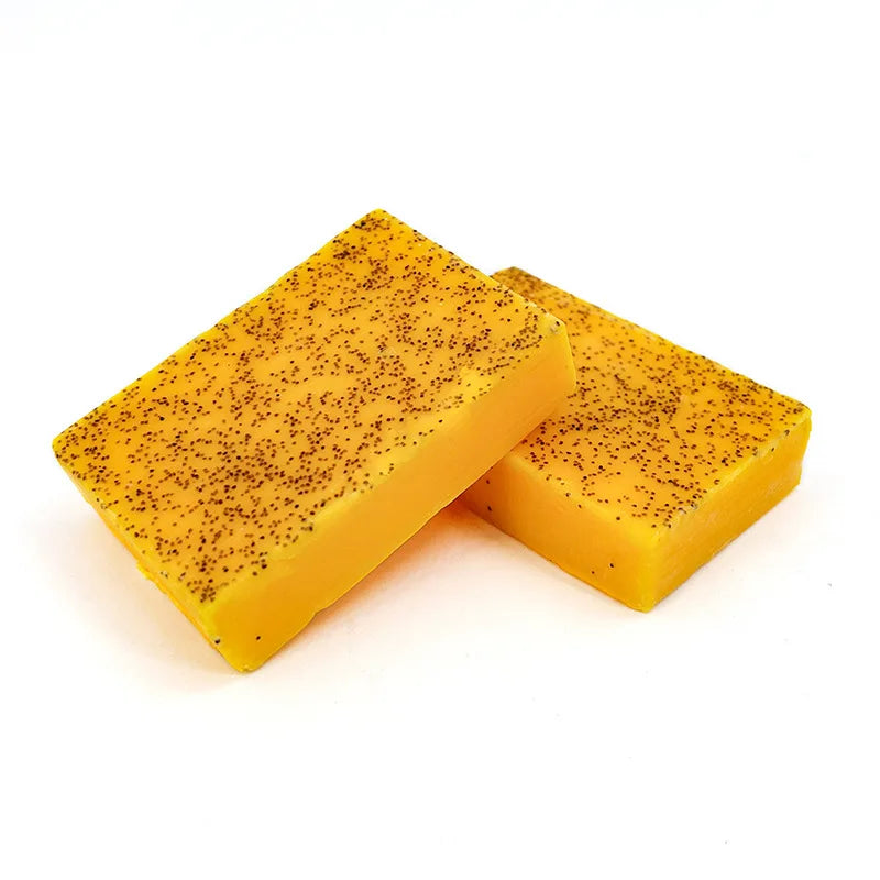 RDQCTQ 1pcs Turmeric Natural Bar Soap for Men, Lemon Kojic Acid Soap, Shower and Facial Soap -No Harsh Chemicals 100g Oasis Select
