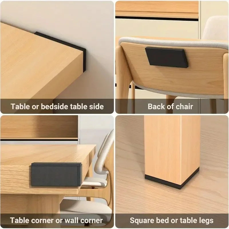 10pcs EVA Foam Double-sided Adhesive Wall Protector Is Suitable for Shock Protection of Sofa Bench Wall Anti Vibration Pads Oasis Select