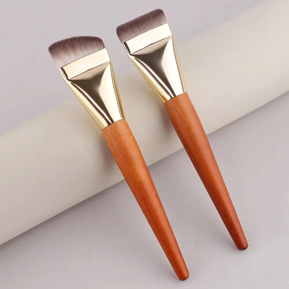 Flat Foundation Brush – Ultra Thin Angled Makeup Blending Brush Foundation Makeup Brush Oasis Select