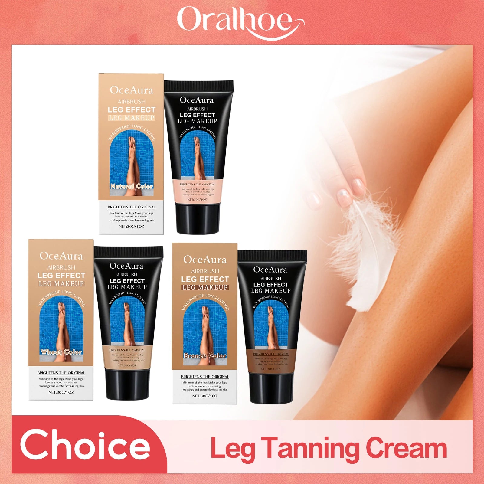 Leg Makeup Lotion Lasting Concealer Even Skin Tone Fake Tanning