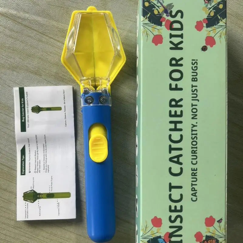 Kids Magnifying Glass Viewer Box, Bug Catcher Observation Container, Outdoor Nature Exploration Educational Science Toy Oasis Select Blue