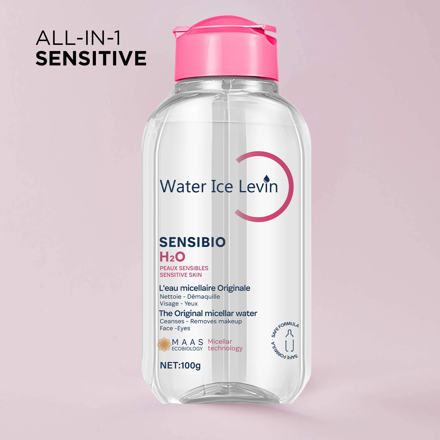 Sensibio H2O Micellar Water – Sensitive Skin Cleanser & Makeup Remover Micellar Cleanser Oasis Select