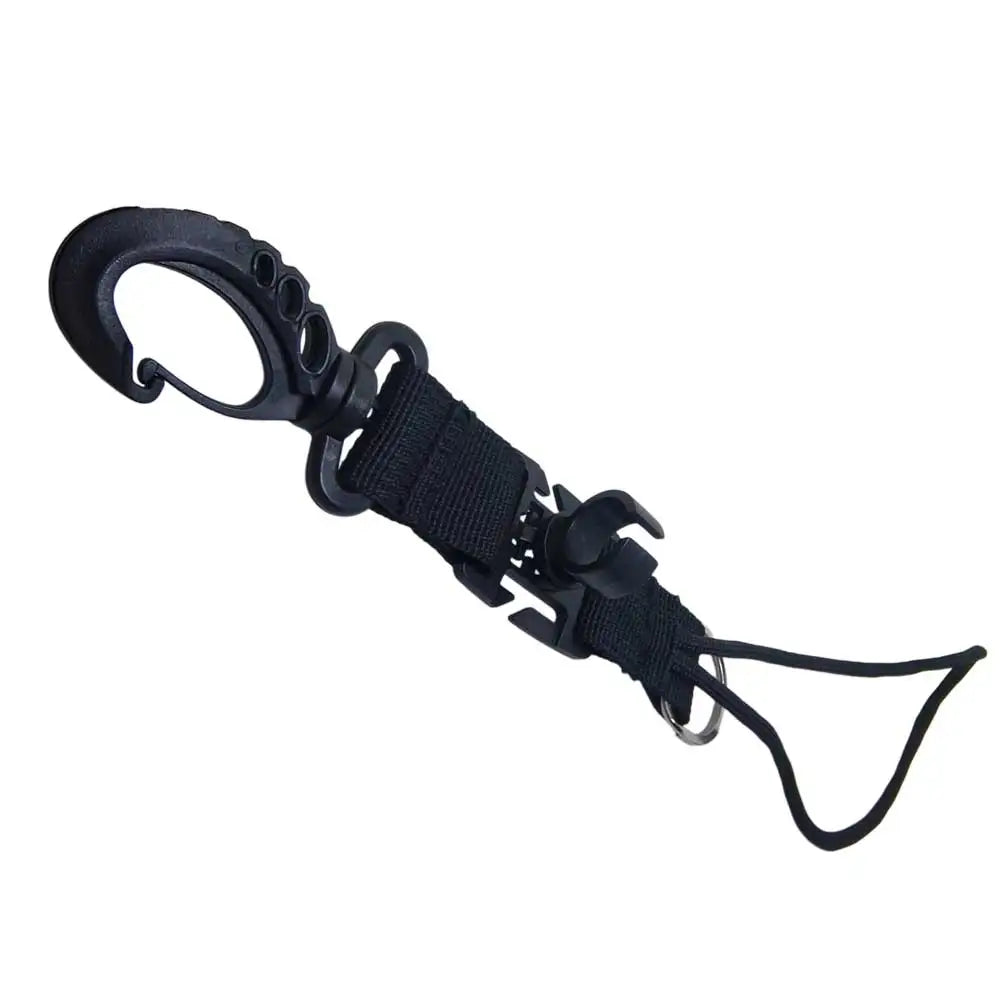 Diving Safety Connection Loop with Diving HP/LP Hose Clamp for Underwater Snorkel Scuba Gear Oasis Select
