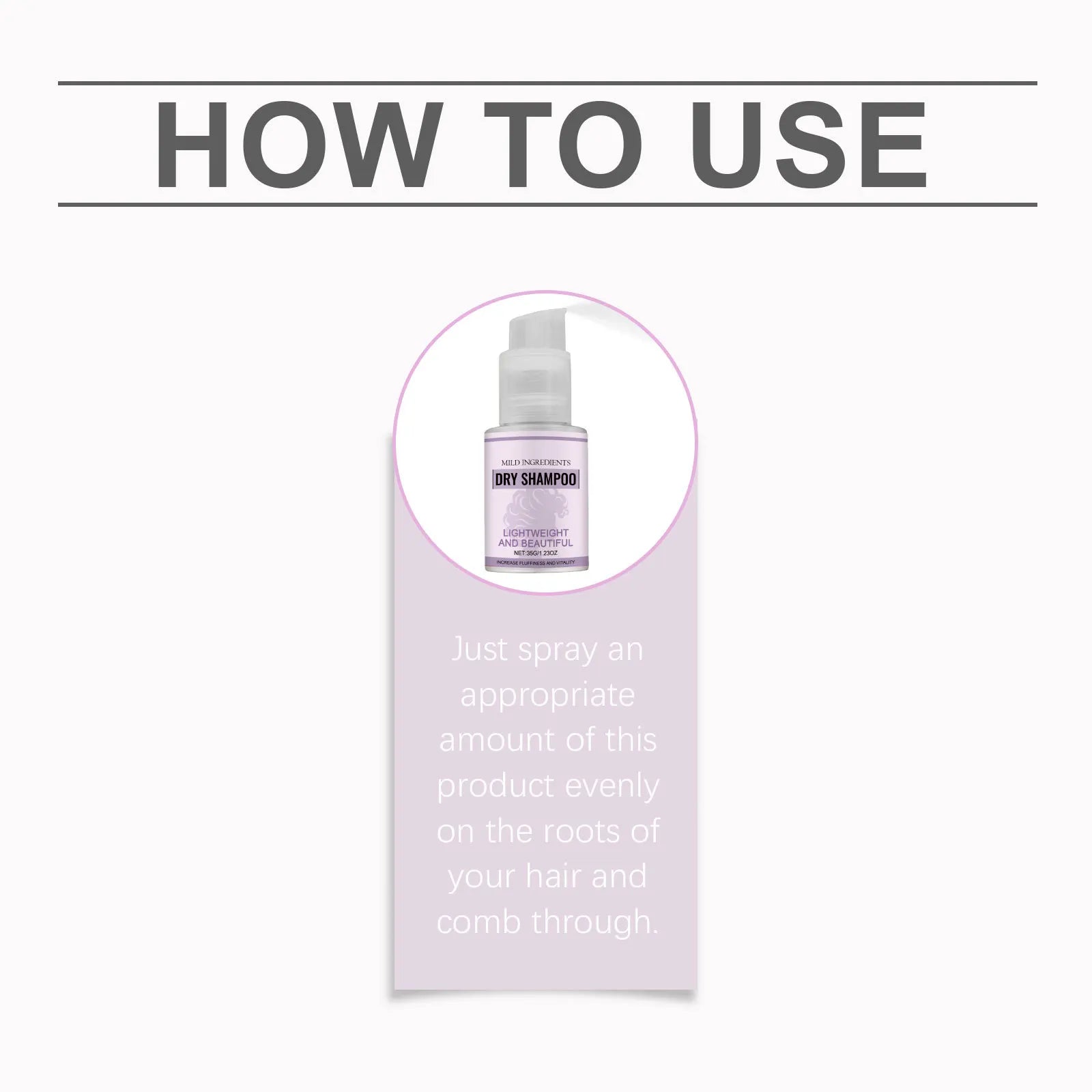 Portable Dry Shampoo Fast Oil Control Lifting Fluffy Hair Root No Rinse Instant Cleaning Travel Friendly Easy Use Dry Hair Spray Oasis Select