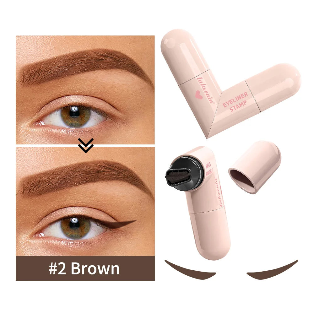 Lakerain Eyeliner Stamp Heart Pattern Precision Liner Long Lasting Color Portable Eye Liner Essential For Makeup Beginners Oasis Select