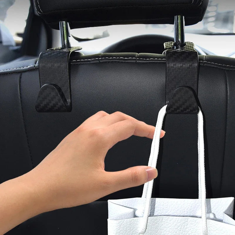 1/2/4Pcs Universal Auto Seat Headrest Hook Storage Hanger Car Vehicle Back Seat Organizer Holder Car Interior Accessories Oasis Select