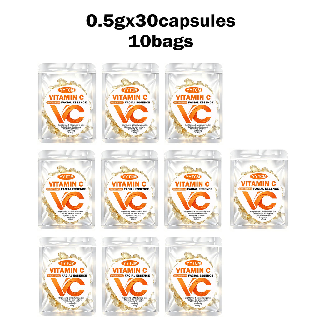 Vitamin C Face Serum Capsules – Brightening, Firming & Hydrating Vitamin C Face Serum Oasis Select 10Bags 30Capsules