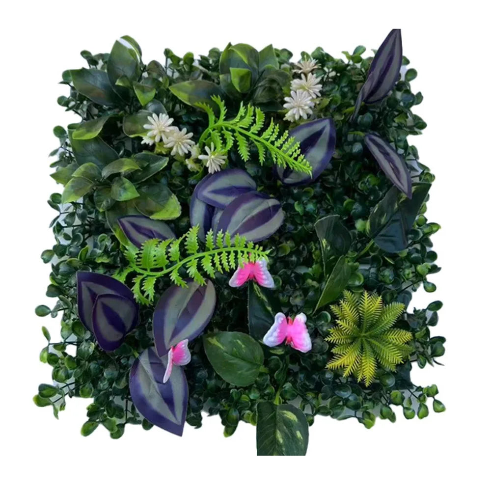Artificial Plant Wall Panel 25x25cm | Faux Greenery Tile