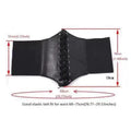 Palace Style Intellectual Outerwear with Body Shaping and Abdominal Cinching Straps Belt Waist Seal Waist Cinching Oasis Select black color One Size