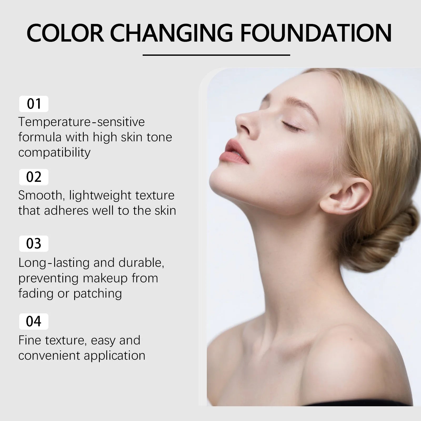 Color Changing Foundation SPF 15 | Hydrating Natural Coverage Foundation Lotion SPF Oasis Select